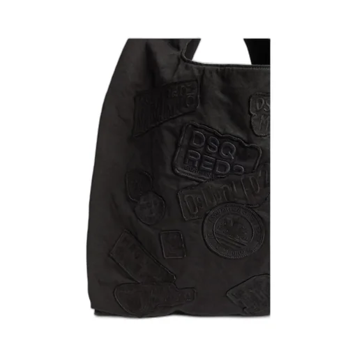 Dsquared2 Logo Patch Shopping Bag