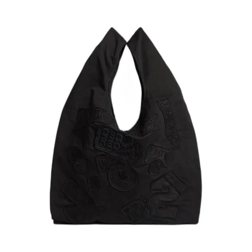 Dsquared2 Logo Patch Shopping Bag