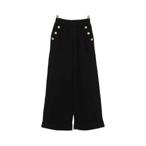 Button-Detailed Trousers
