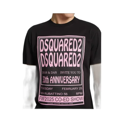 Dsquared2 Logo-Printed Crewneck T-Shirt