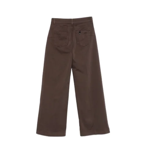 Pockets Wide-Leg Trousers