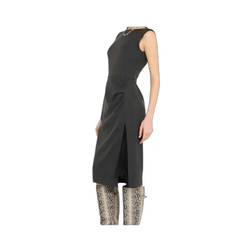 Liu Jo Lace Pinstripe Dress