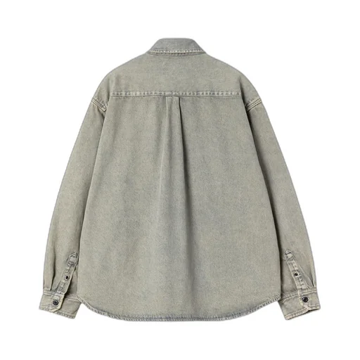 Button-Fastening Patch-Pocket Shirt