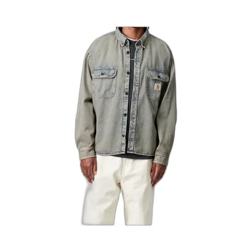 Button-Fastening Patch-Pocket Shirt
