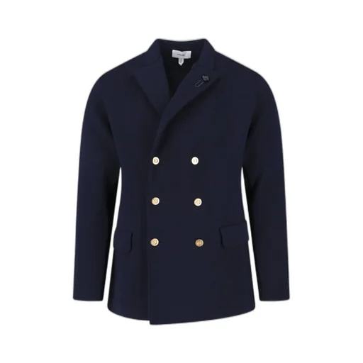 Double-Breasted Six-Button Blazer