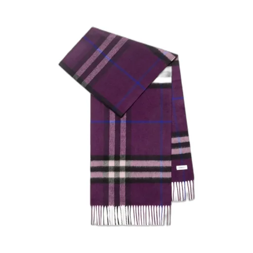 Check Cashmere Scarf