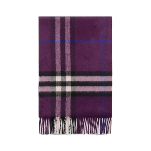 Check Cashmere Scarf