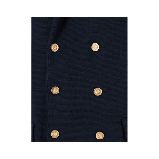 Double-Breasted Six-Button Blazer