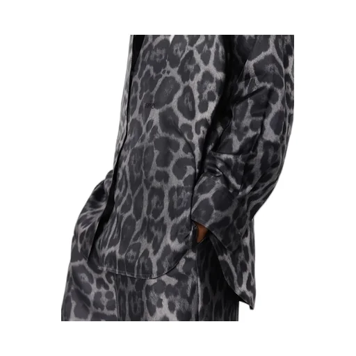 Stella Mccartney Leopard Printed Long Sleeved Shirt
