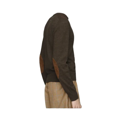 Elbow Patch Wool Sweater