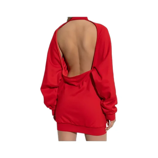 Back Cut-Out Tracksuit Dress