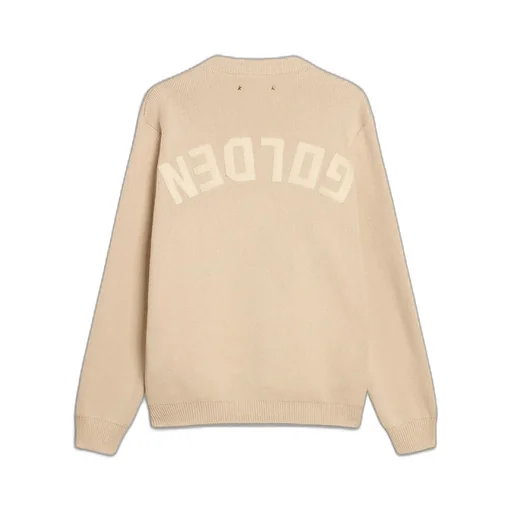 Golden Goose Deluxe Brand Logo Detailed Crewneck Jumper