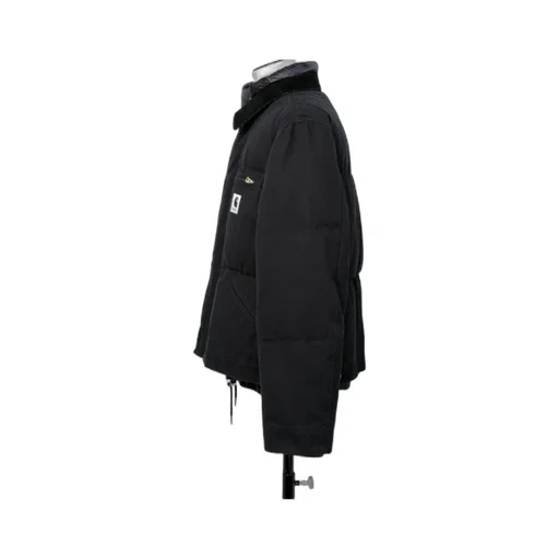 Sacai X Carhartt Wip Logo Patch Zip-Up Puffer Jacket