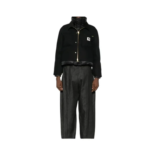Sacai X Carhartt Wip Logo Patch Puffer Jacket