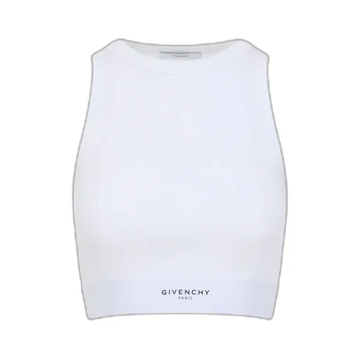Givenchy Logo Detailed Cropped Tank Top