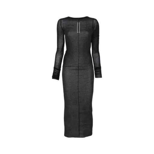 Rick Owens Long-Sleeved Midi Dress