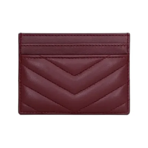 Saint Laurent Cassandre Matelassé Quilted Card Case