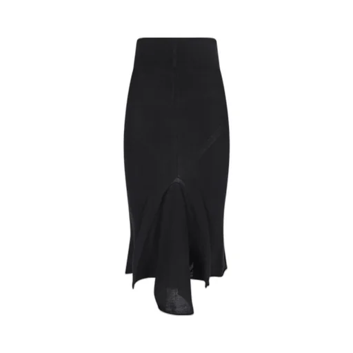 Rick Owens Draped Detailed Midi Skirt