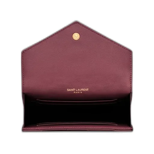 Saint Laurent Cassandre Matelassé Small Envelope Wallet