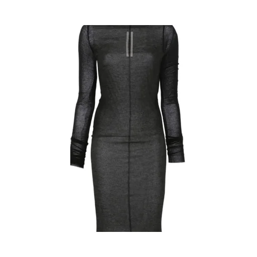 Rick Owens Long-Sleeved Midi Dress