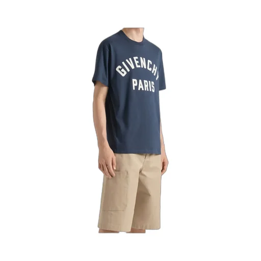 Givenchy Paris Logo Printed Crewneck T-Shirt