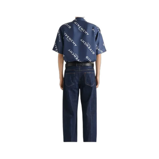 Givenchy	Logo Printed Short-Sleeve Bowling Shirt