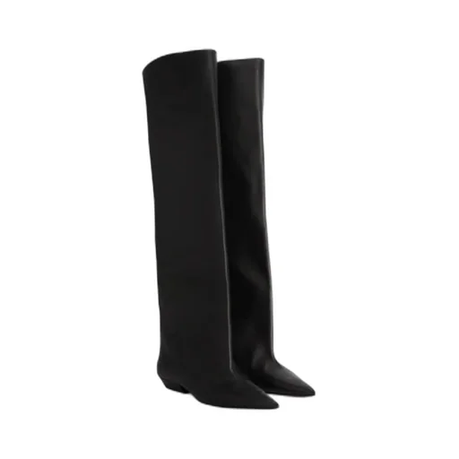Jil Sander	Pointed Toe Knee-High Boots