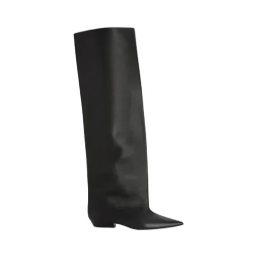 Jil Sander	Pointed Toe Knee-High Boots