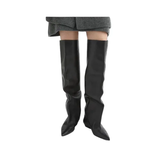 Jil Sander	Pointed Toe Knee-High Boots