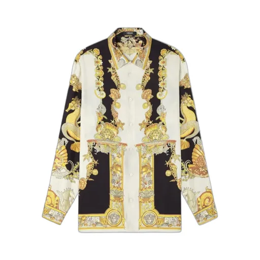 Versace Pattern-Printed Button-Up Shirt