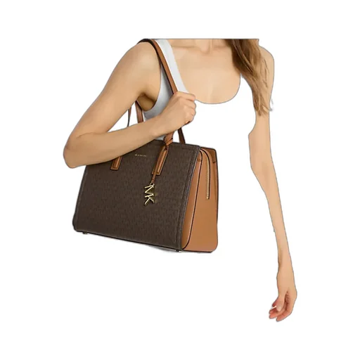 Michael Kors Laila Medium Signature Logo Tote Bag