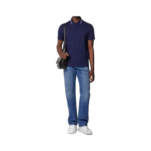 Versace Medusa-Embroidered Short-Sleeved Polo Shirt