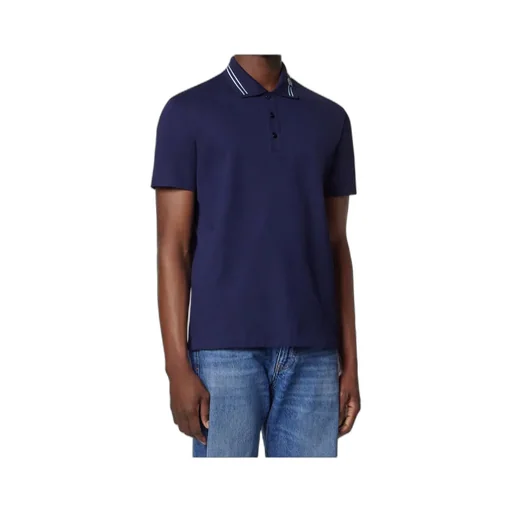 Versace Medusa-Embroidered Short-Sleeved Polo Shirt