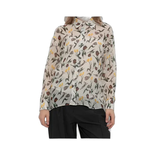 Marni Floral Printed Long-Sleeved Shirt