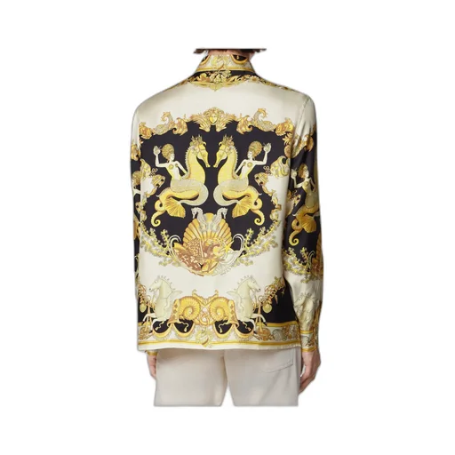 Versace Pattern-Printed Button-Up Shirt