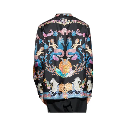 Versace Pattern-Printed Button-Up Shirt