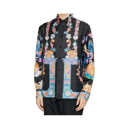 Versace Pattern-Printed Button-Up Shirt