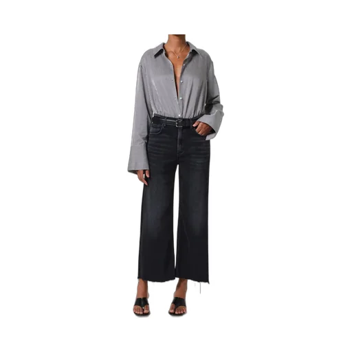 Citizens Of Humanity Lyra Raw Cut Hem Jeans