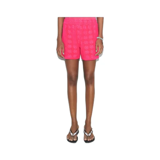 Tory Burch Terry Jacquard Logo Shorts