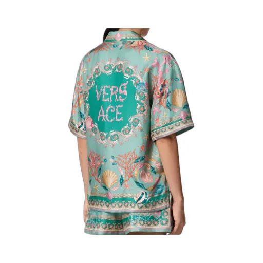Versace Pattern-Printed Short-Sleeved Shirt