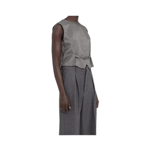 Mm6 Maison Margiela Satin Strapped Waistcoat