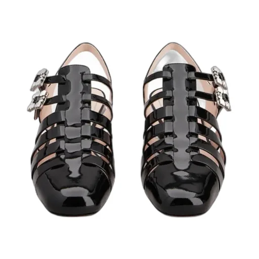 TrÈS Vivier Sandals In Patent Leather