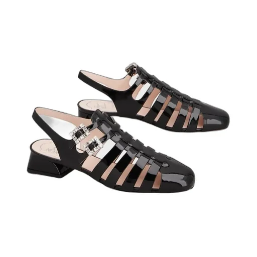 TrÈS Vivier Sandals In Patent Leather