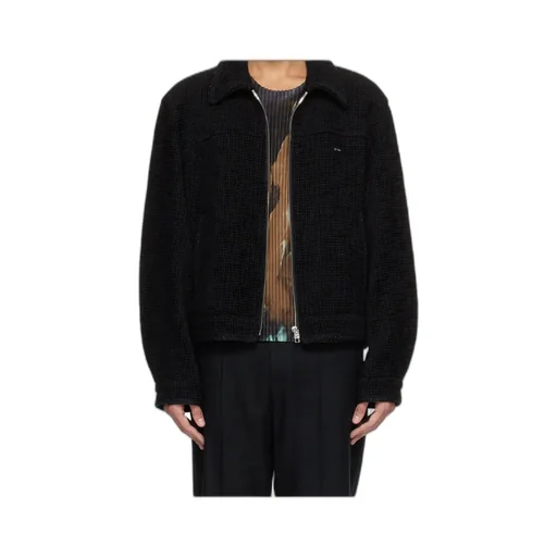 Tweed Zipper Casual Jacket