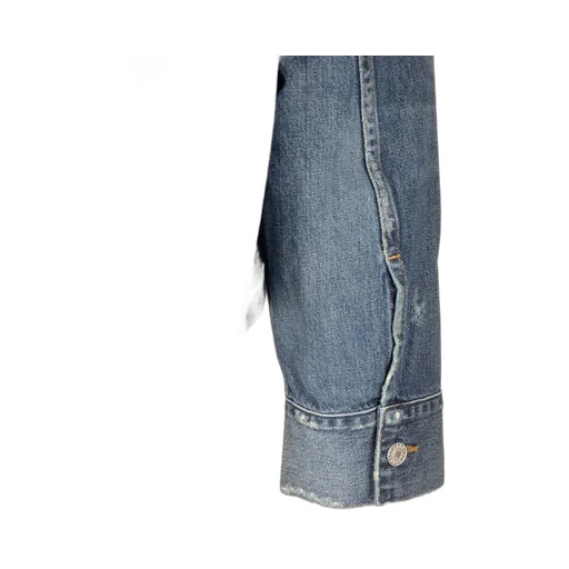 Lapel Long-Sleeved Denim Jacket