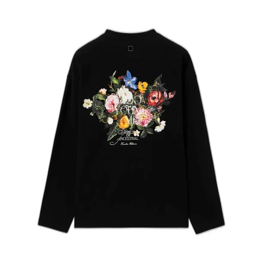 Black Back Logo Long Sleeve T-Shirt