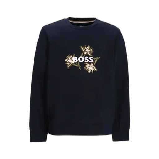 Floral-Embroidered Sweatshirt
