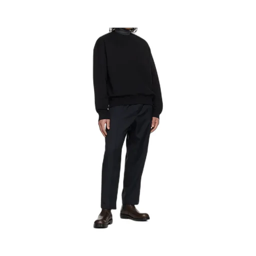 Drop-Shoulder Crew Neck Sweatshirt