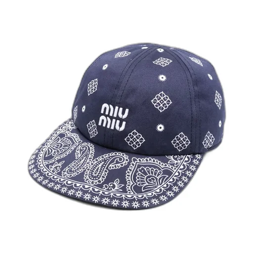 Miu Miu Logo-Embroidered Baseball Cap