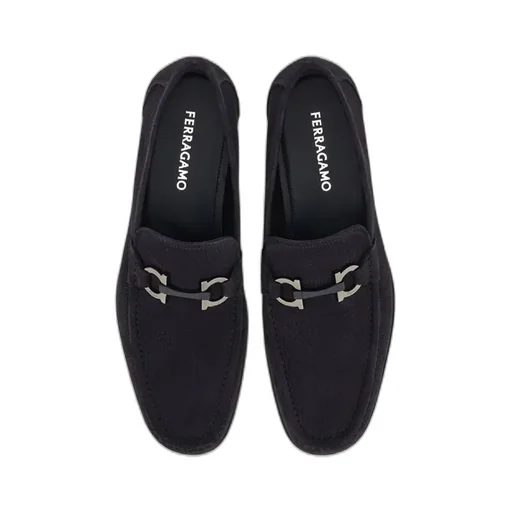 Gancini-Buckle Loafers